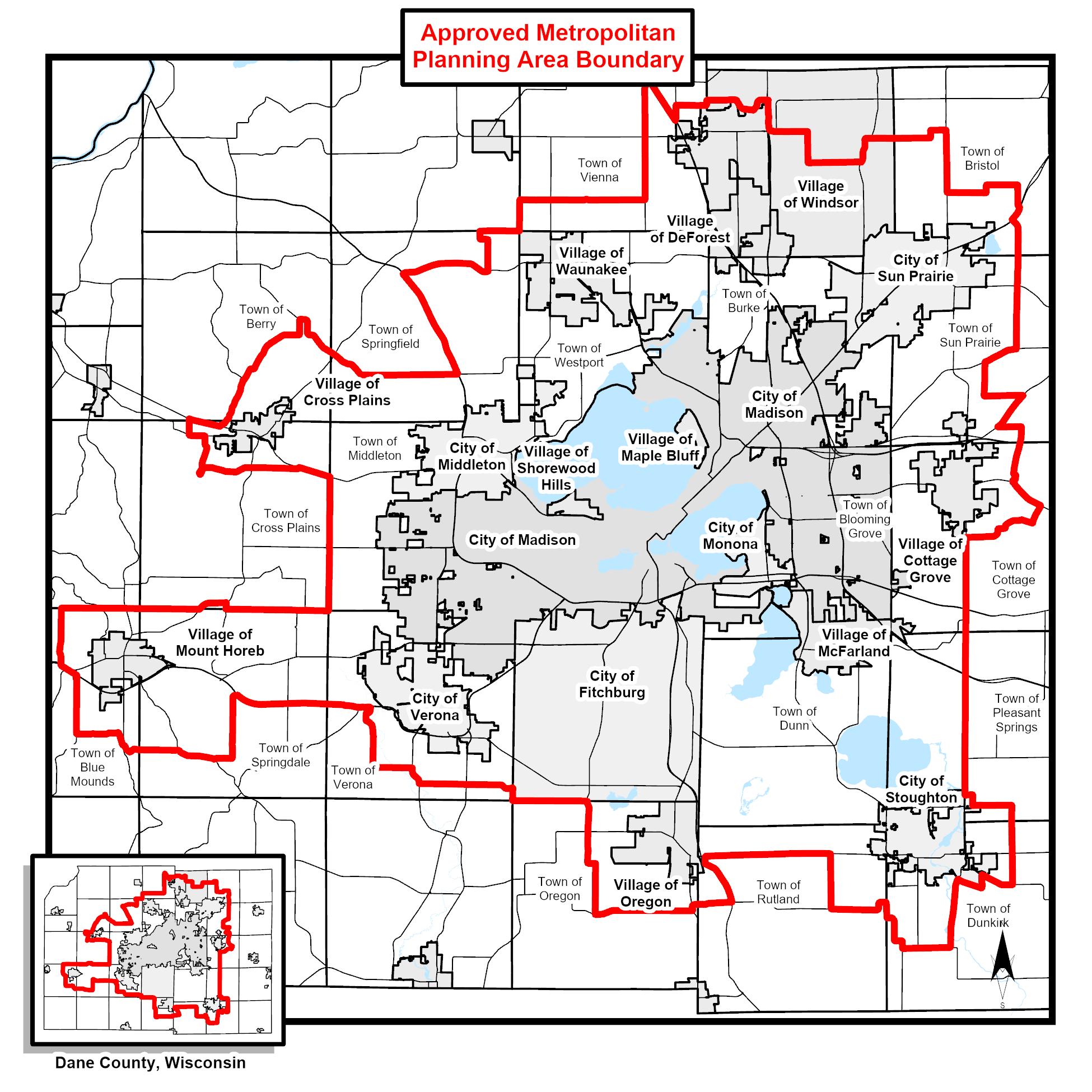 Approved Metropolitan Planning Area Boundary