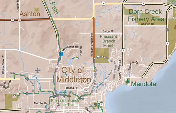 Slice of Bike Map